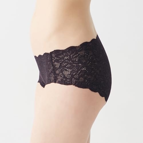 Gunze TC6870P Women's Lace Panties, 3D Design, No Elastic Waist, Tuche