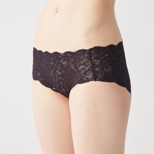 Gunze TC6870P Women's Lace Panties, 3D Design, No Elastic Waist, Tuche