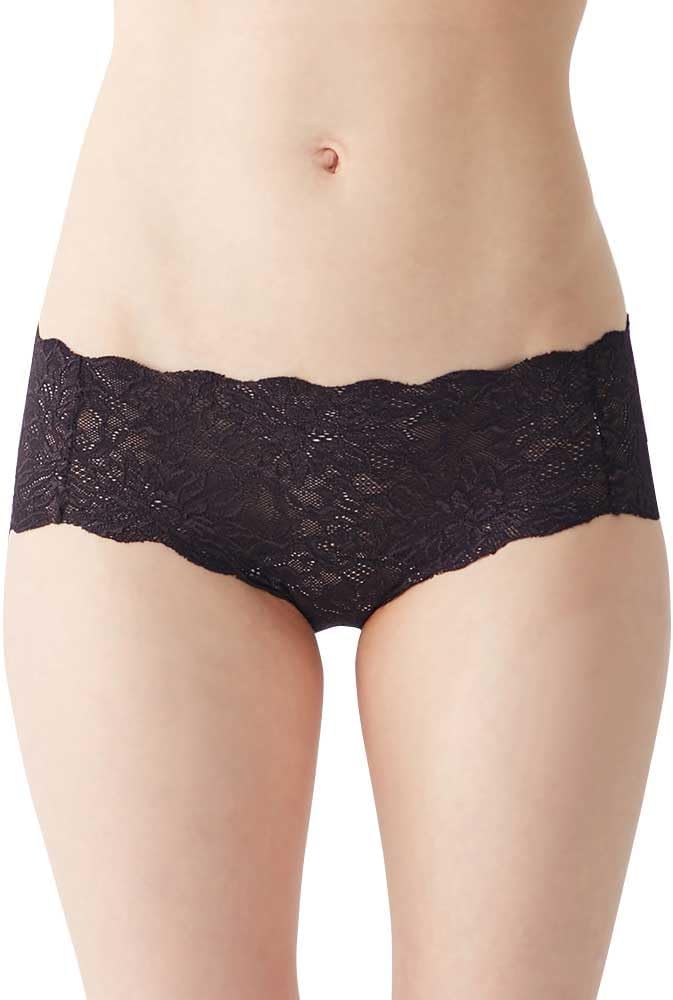 Gunze TC6870P Women's Lace Panties, 3D Design, No Elastic Waist, Tuche
