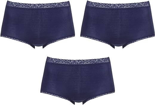 Wing/Wacoal EC3200 Panties, Cotton Blend Body Fabric, Comfortable Fit, Gentle on Skin (Daily Fit Soft Cotton) M–4L, High-Rise, Available in Plus Sizes