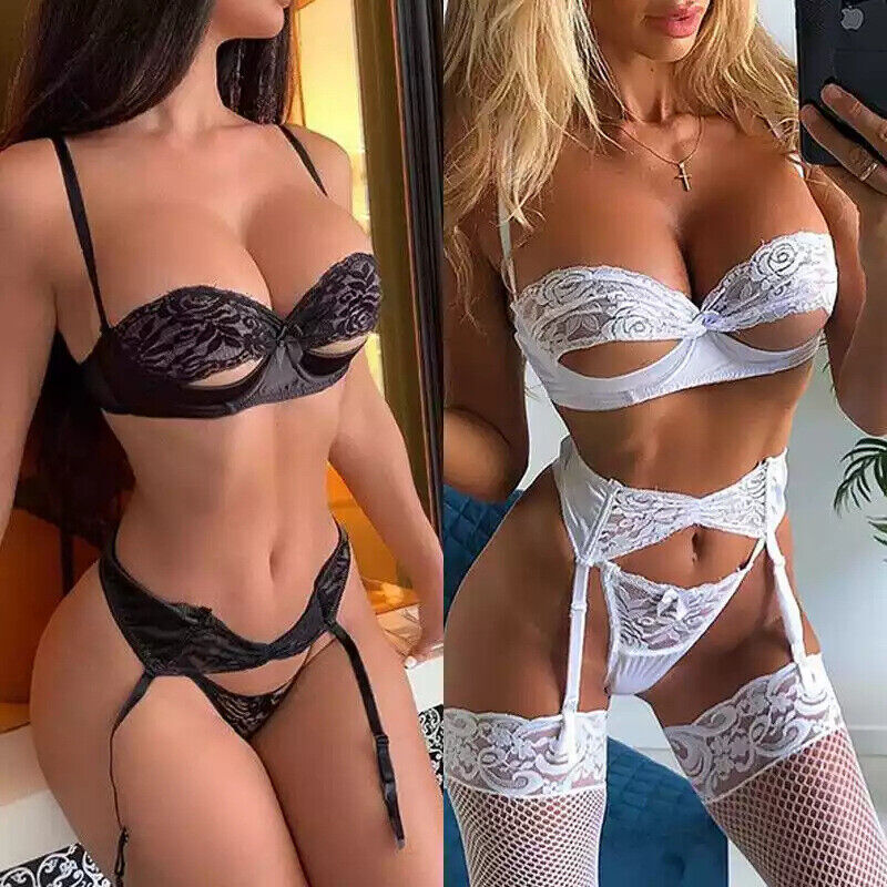 Women Sexy Lingerie Lace Dress Underwear Babydoll Nightwear Sleepwear Nightgown